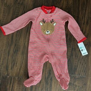 NWT CARTERS reindeer onesie